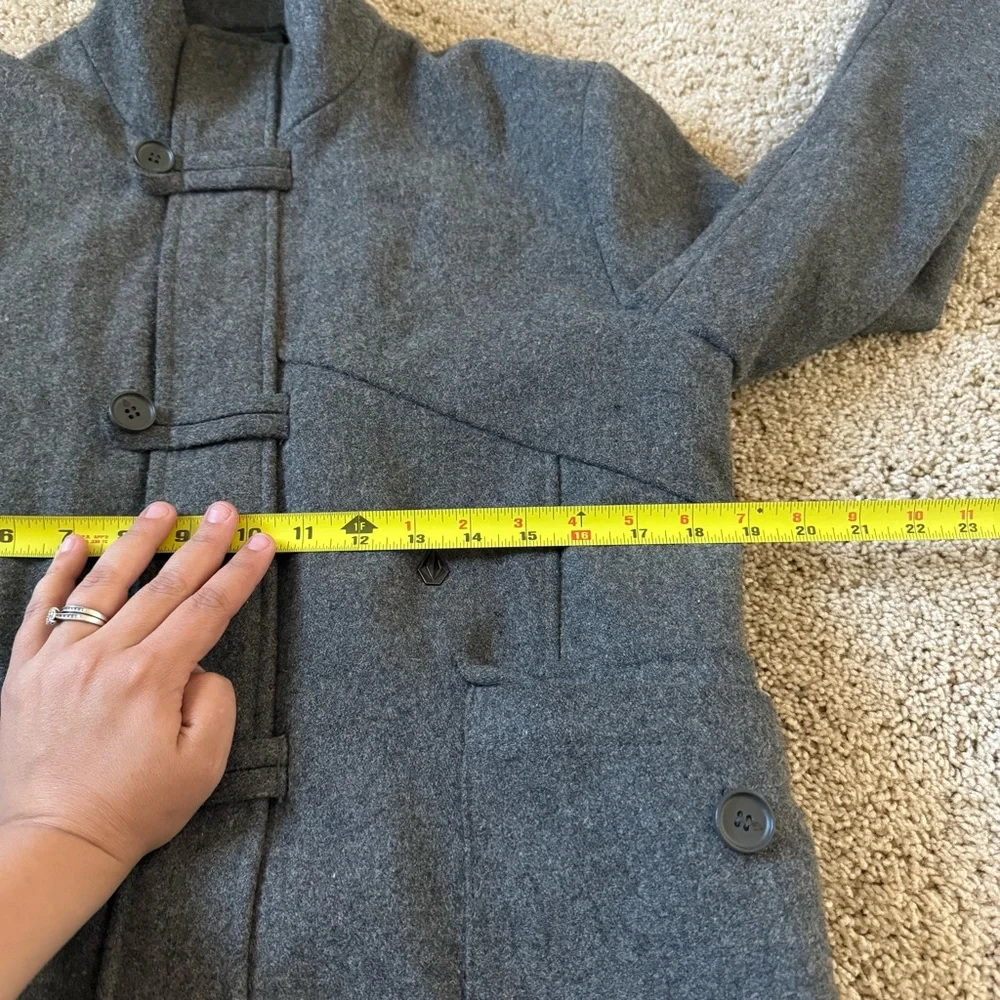 VTG Volcom Scout Men’s Collectable 55% Wool Full Zip Overcoat Size‎ L Fortis